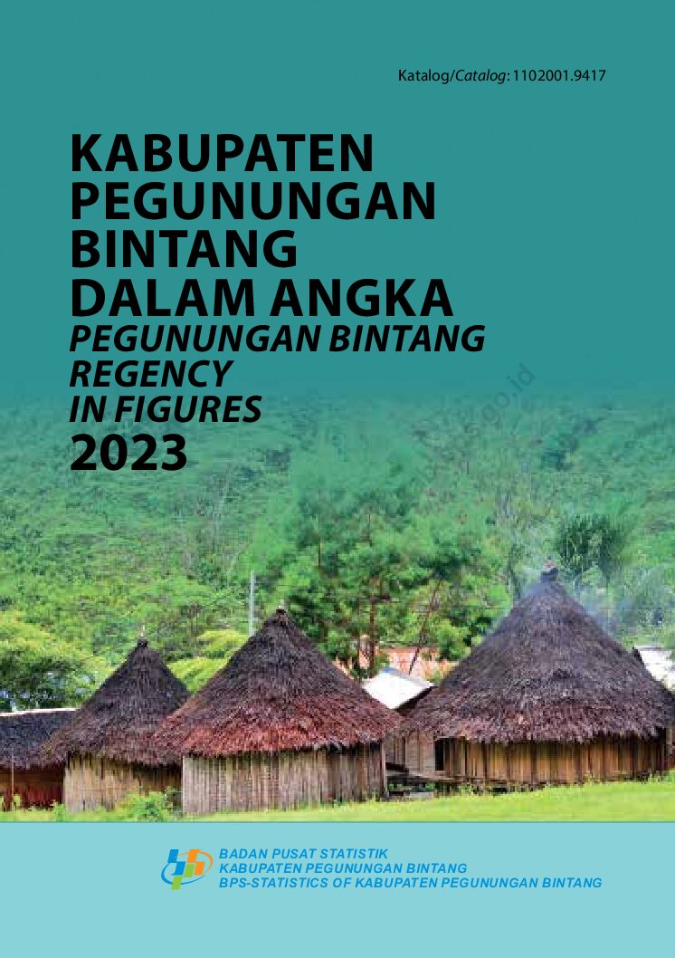 Kabupaten Pegunungan Bintang dalam Angka Tahun 2023